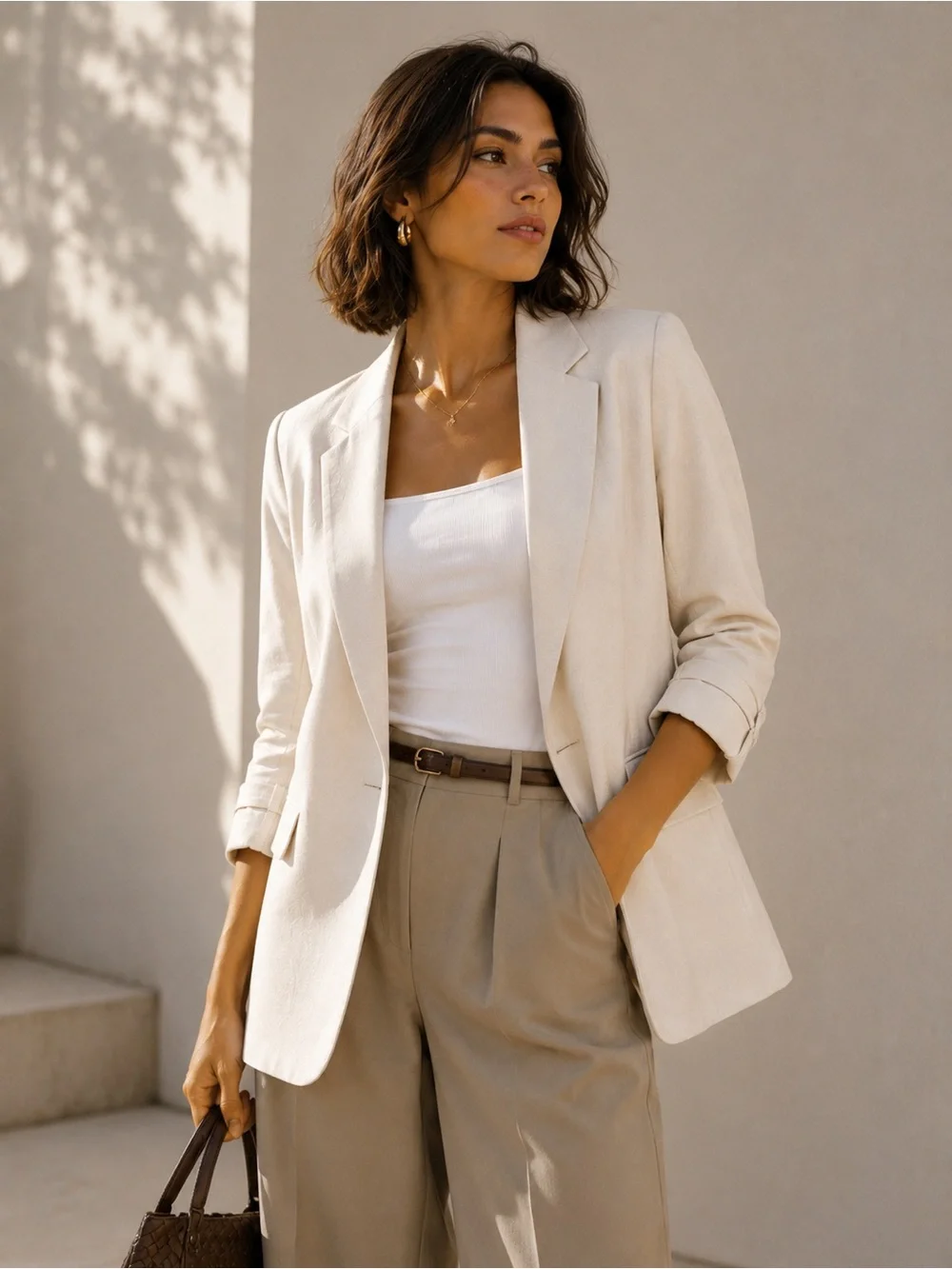🎉LAST PIECE🎉RACHEL ZOE tailored‎ ruched sleeves blazer